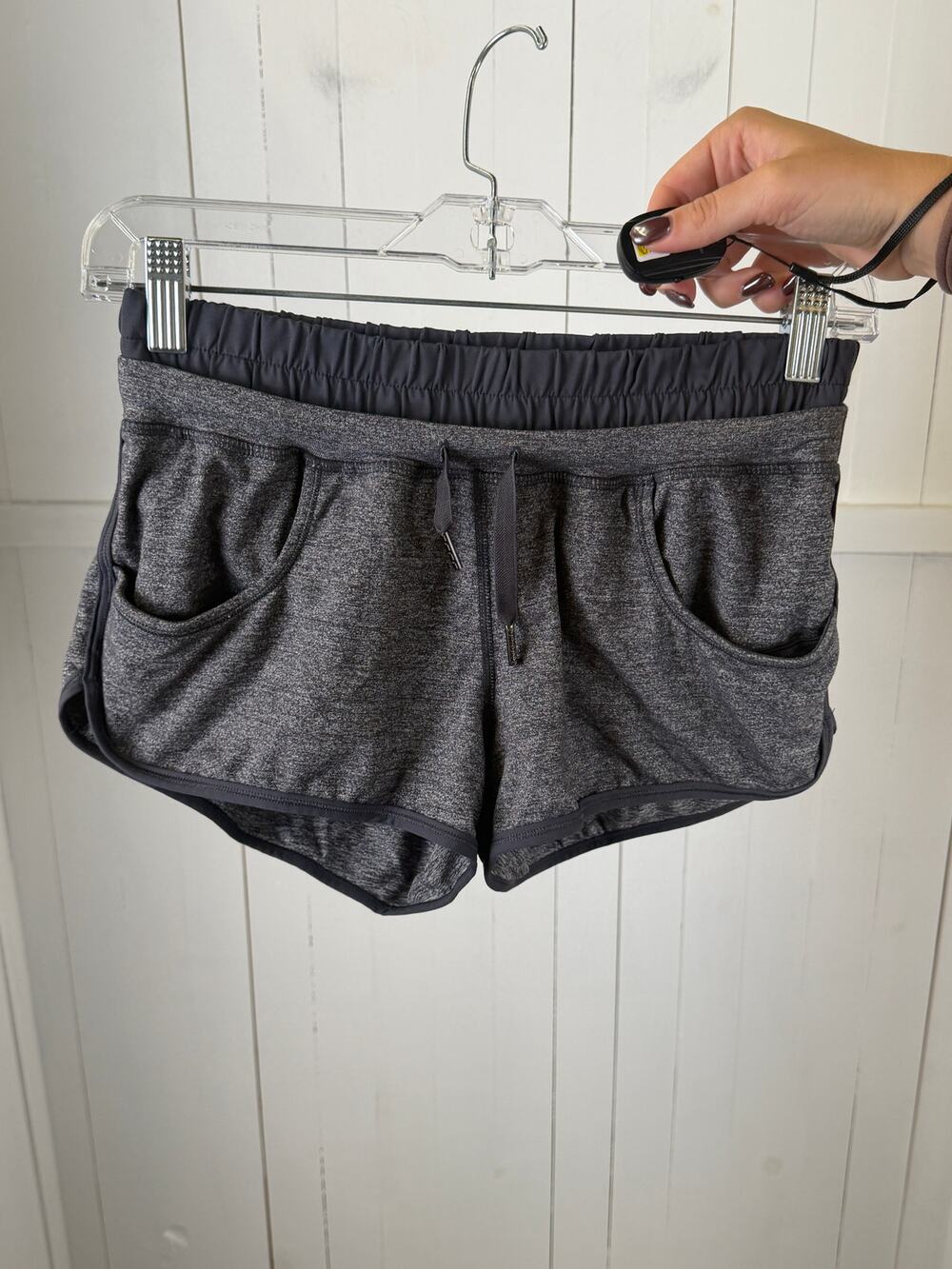 Lululemon Gray Sweat Shorts Women's Size 4 Polyester
